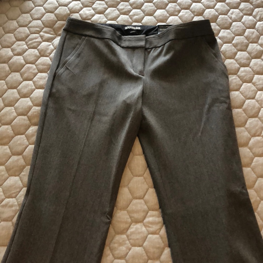 Express Columnist slim flair pants